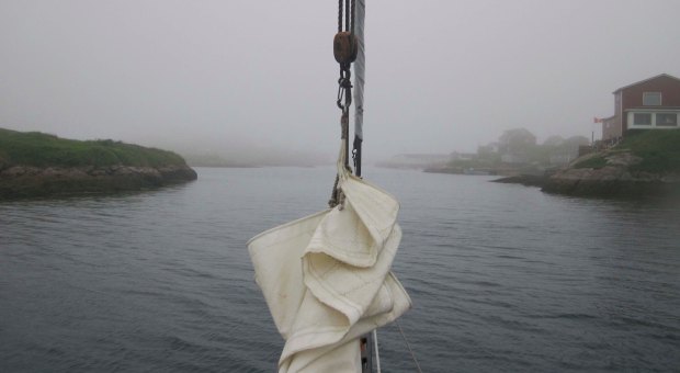Entering Burgeo Harbour
