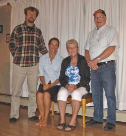 At Verna & Winston's house in Halifax.